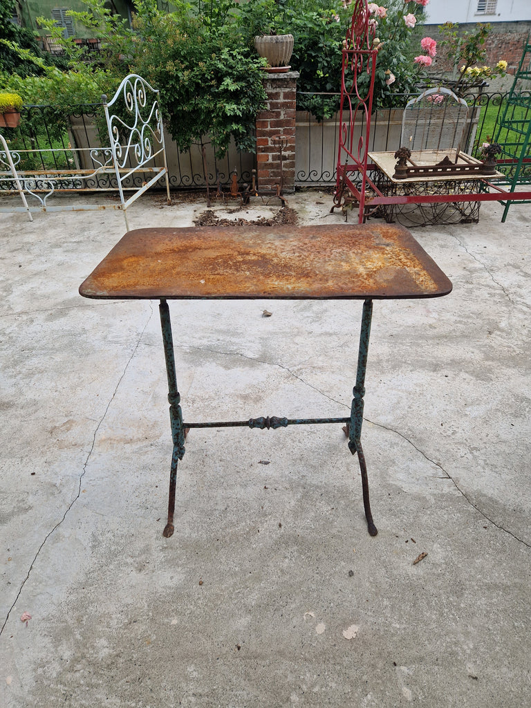 Tavolo vintage in ferro per giardino Estate 160 - Vendita Online