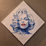 Dipinto Marilyn Monroe Blu