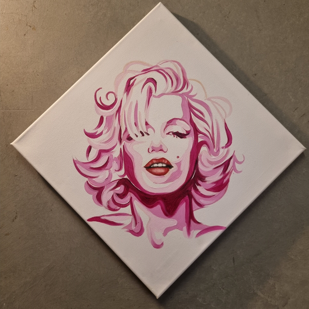 Dipinto Marilyn Monroe Magenta